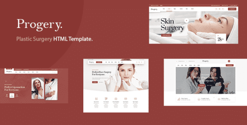 Progery - Plastic Surgery HTML Template