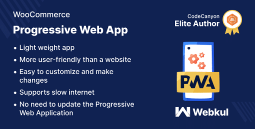 Progressive Web App ( PWA ) for WooCommerce