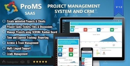 PROMS SAAS - Premium Project Management System