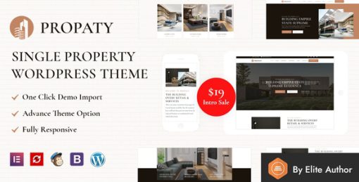 Propaty - Single Property WordPress Theme