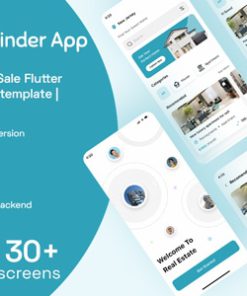 Property Finder : Rent & Sale Flutter 3.x (Android, iOS) app UI template | Property for Rent & Buy