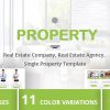 PROPERTY - Real Estate Company, Real Estate Agency, Single Property Template