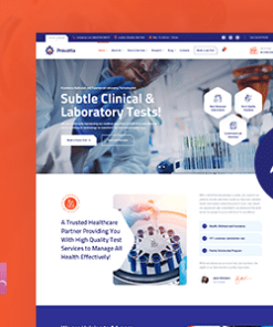 Provetta – Laboratory & Science Research HTML5 Template