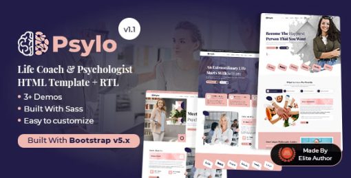 Psylo - Life Coach & Psychologist HTML Template