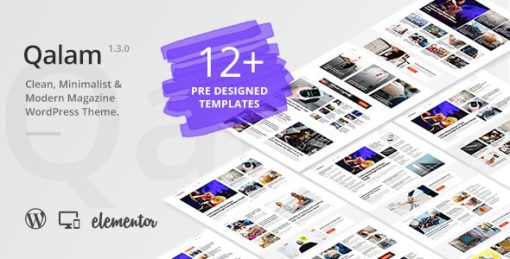 Qalam - NewsPaper and Magazine WordPress Theme