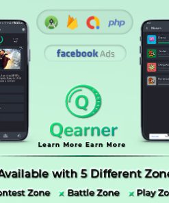 Qearner – Quiz App | Android Quiz game with Earning System + Admin panel