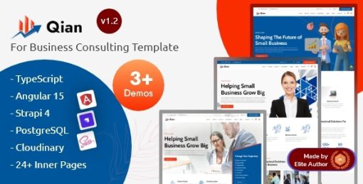 Qian - Consulting & Training Services Angular 15 Template