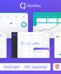 Qoduby - Admin & Dashboard Template