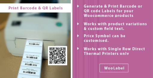 QR Codes & Barcode Generator Label Printing Plugin