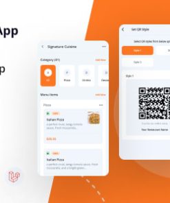 QR Menu - Flutter 3.x App with Laravel Backend