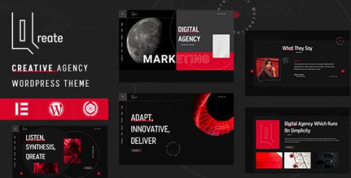 Qreate | Creative Agency WordPress Theme