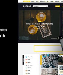 Quemag – Creative WordPress Theme for Bloggers