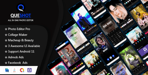 QueShot Photo Editor Pro - Collage Maker, Makeup & Beauty - All In One Photo Editor.