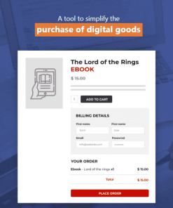 YITH WOOCOMMERCE QUICK CHECKOUT FOR DIGITAL GOODS