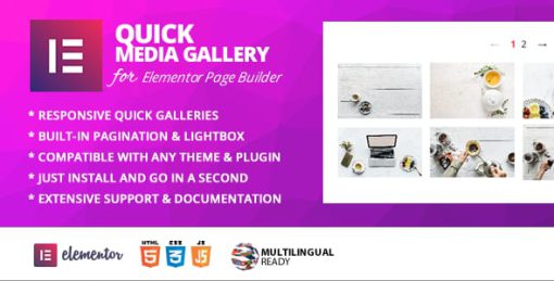 Quick Gallery Addon for Elementor Page Builder