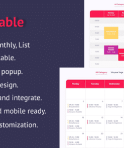 Quick Timetable For PHP