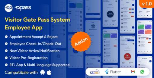 QuickPass - Visitor Gate Pass System Employee App