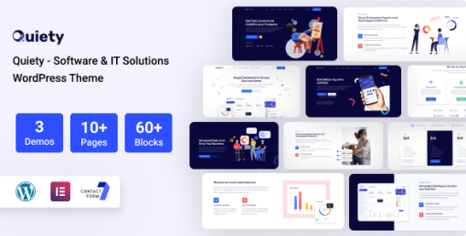 Quiety – Software & IT Solutions WordPress Theme