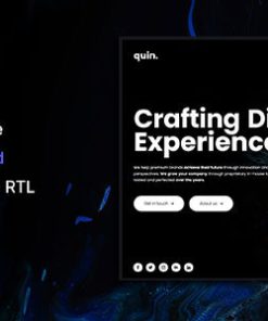 Quin - Multipurpose Website CMS & Creative Agency Management System