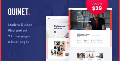 Quinet - Business Consulting WordPress Theme