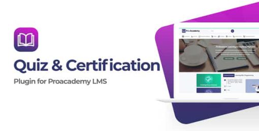 Quiz and Certification Plugin - Proacademy LMS