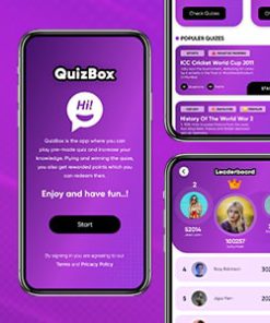 Quizbox - Online quiz application with earning system (Android/Laravel)