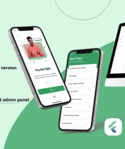 Quizlet: Online Quiz Flutter App with Firebase Backend + Web Admin Panel Full App ready to publish