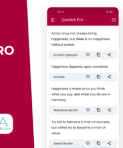 Quotes Pro app with Admin Panel and Admob , Facebook and Unity Ads