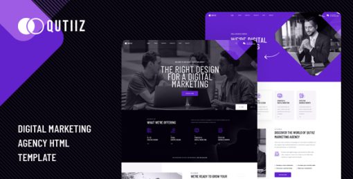 Qutiiz - Digital Marketing Agency HTML Template