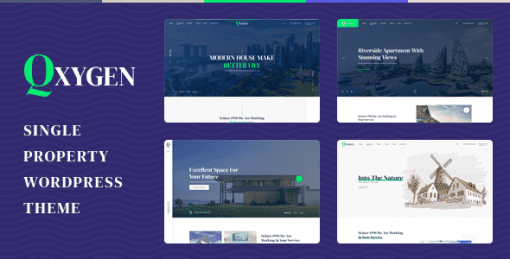 Qxygen - Single Property WordPress Theme