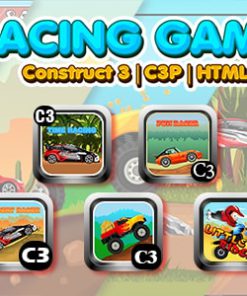 Racing Games Collection 01 (Construct 3 | C3P | HTML5) 5 Games