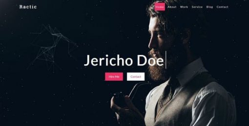Ractic-Personal Template
