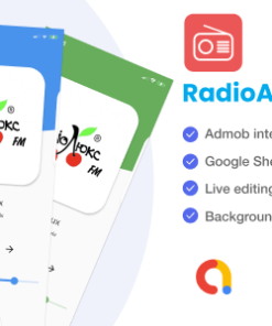 Radio Flutter App with Google Sheets as Backend - Admob