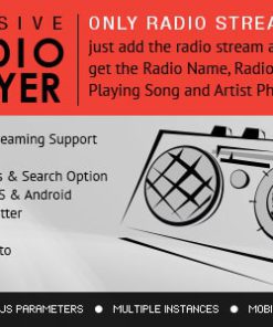 Radio Player With Playlist - Shoutcast and Icecast