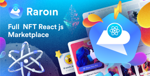Raroin - NFT Marketplace React Js Template