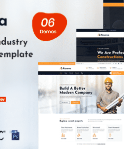 Raxena – Construction HTML Template