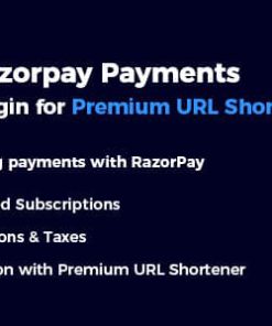 Razorpay Payment & Subscription Plugin for Premium URL Shortener