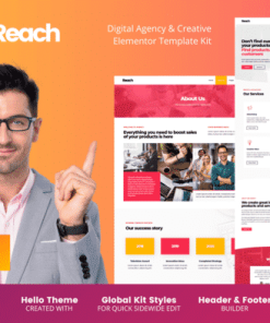 Reach - Digital Agency & Creative Elementor Template Kit