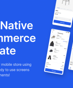 React Native E-commerce App Template with Figma