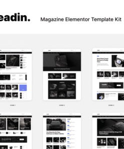 Readin - Blog & Magazine Elementor Template Kit