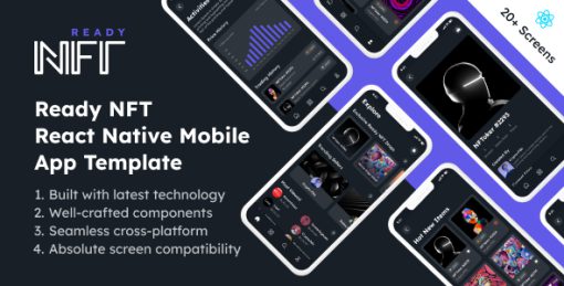 Ready NFT - Marketplace Mobile App React Native Template