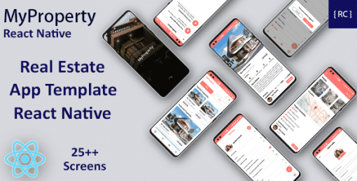 Real Estate Android App + Real Estate iOS App Template | React Native | MyProperty