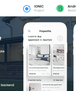 Real Estate Android App template + iOS App Template | IONIC 6 |  Propilla