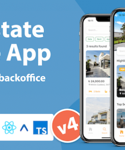 Real Estate Mobile App with Admin Panel | React Native & PHP Laravel 10.0