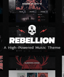 Rebellion - Theme for Music Bands & Record Labels