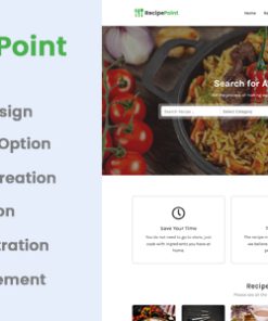 RecipePoint - SaaS Multi Vendor Recipe Platform