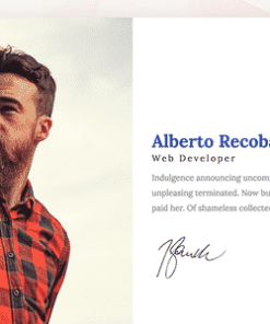 Recoba - vCard Html5 Template