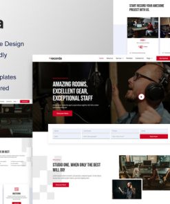 Recorda - Recording & Music Studio Elementor Template Kit