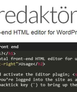 Redaktor Front-End HTML Editor