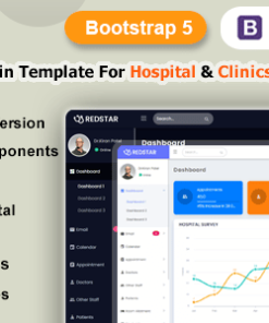 RedStar - Bootstrap 5 Material Admin Dashboard Template For Hospital & Clinics